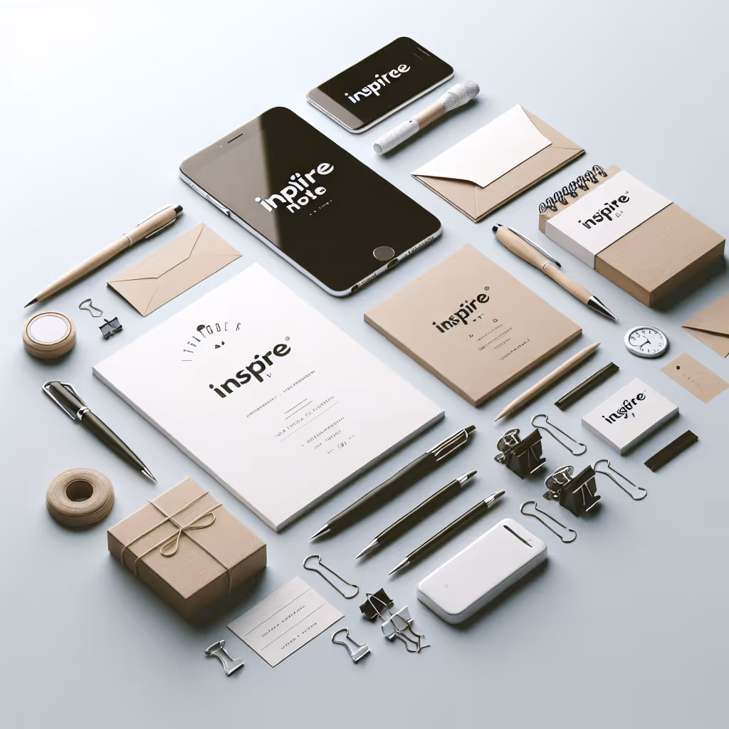 The InspireNote Personalized Stationery Set combines creativity and personalization, perfectly suited for design-savvy individuals and small businesses seeking bespoke branding.