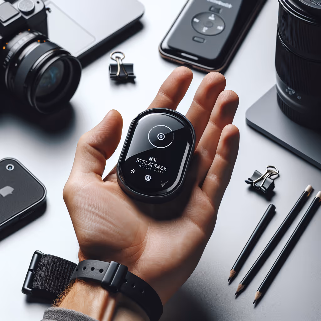 The StellarTrack Mini GPS Tracker offers pinpoint location tracking with seamless Bluetooth connectivity, perfect for keeping tabs on your valuables around the clock.