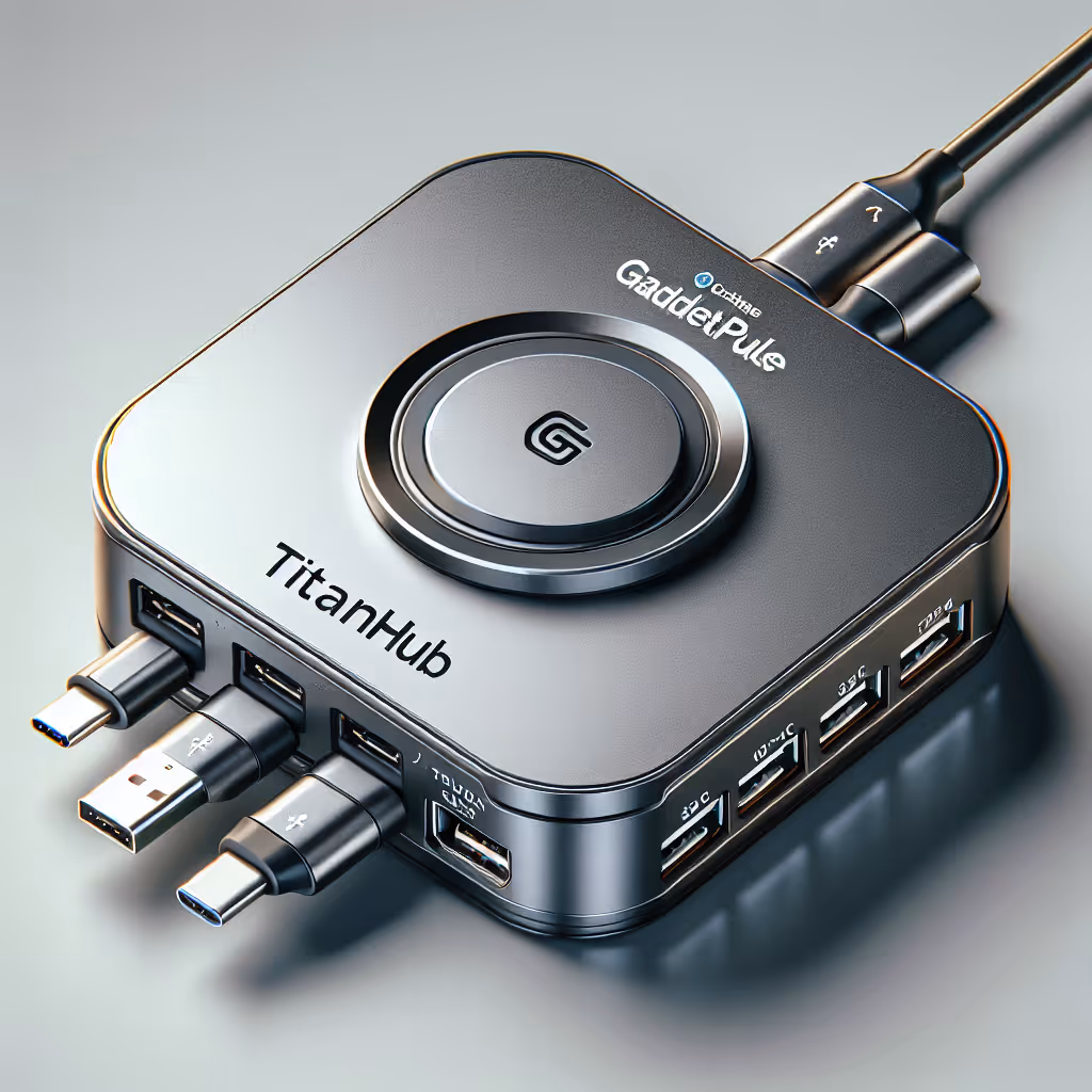 The GadgetPulse TitanHub is a versatile, portable USB-C hub designed to expand your connectivity options with ease.