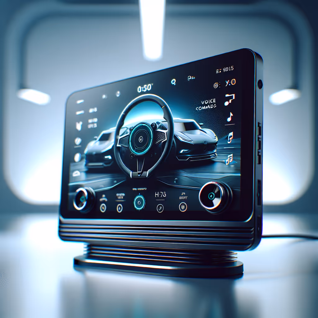 Revolutionize hands-free interaction in your vehicle with the X-Sync Smart Display. Experience seamless connectivity with voice commands, GPS integration, and music control functions all in one stylish device.