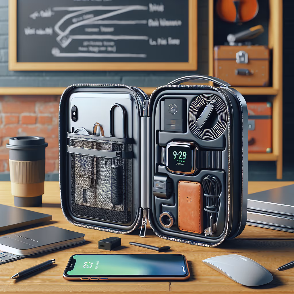The HyperLoop Smart Travel Organizer is a versatile tech-accessory storage solution designed for modern travelers who demand organization and functionality.