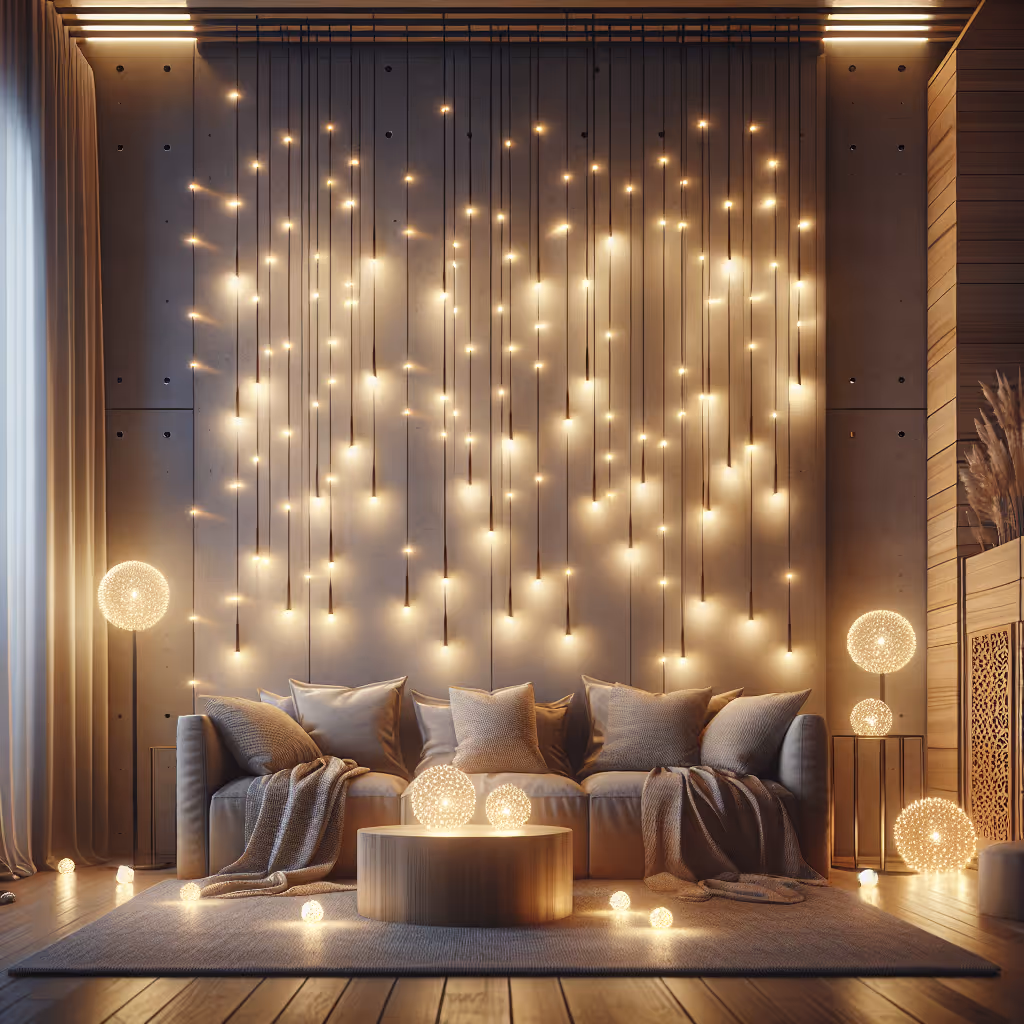 Illuminate your space with the Twilight Glimmer String Lights, perfect for setting the mood in any room.