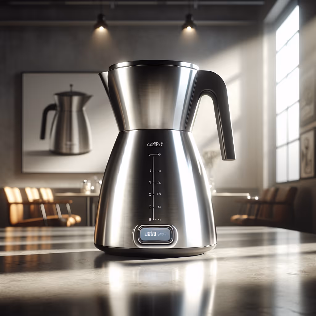 The CaféCraft Carafe Mixer is a sleek, stainless steel carafe that effortlessly combines your coffee and mix-ins for a silky smooth drink every time.