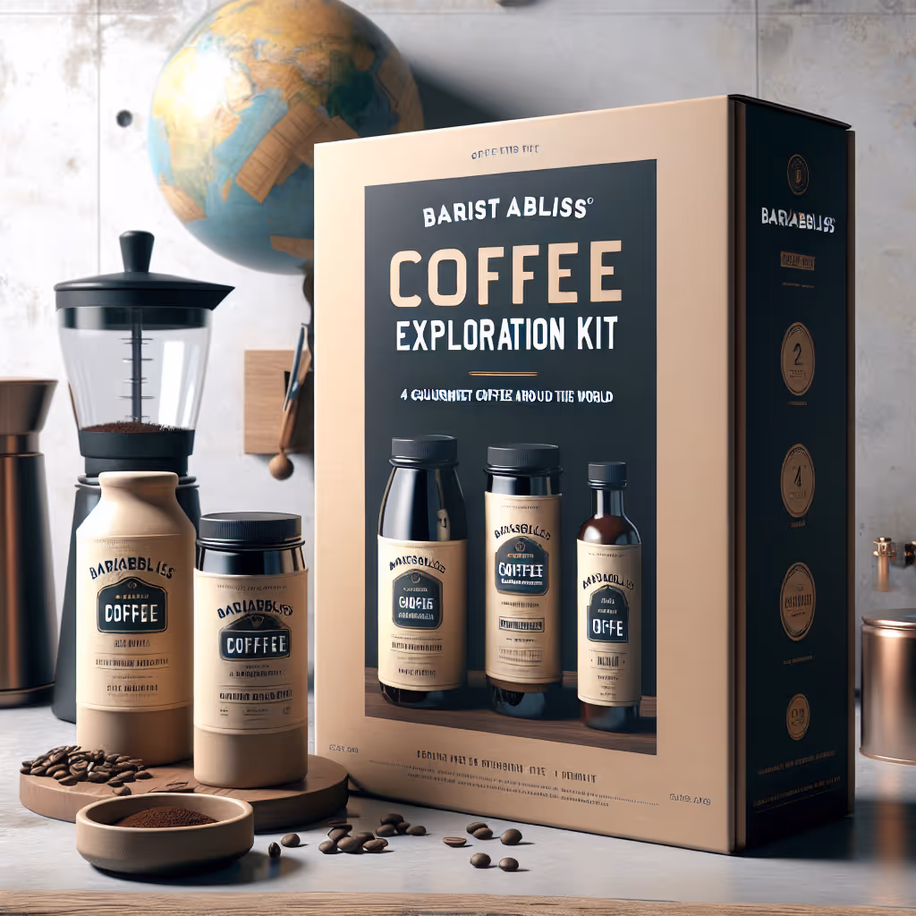 The BaristaBliss Coffee Exploration Kit invites you to discover new flavors with four gourmet blends from around the world.