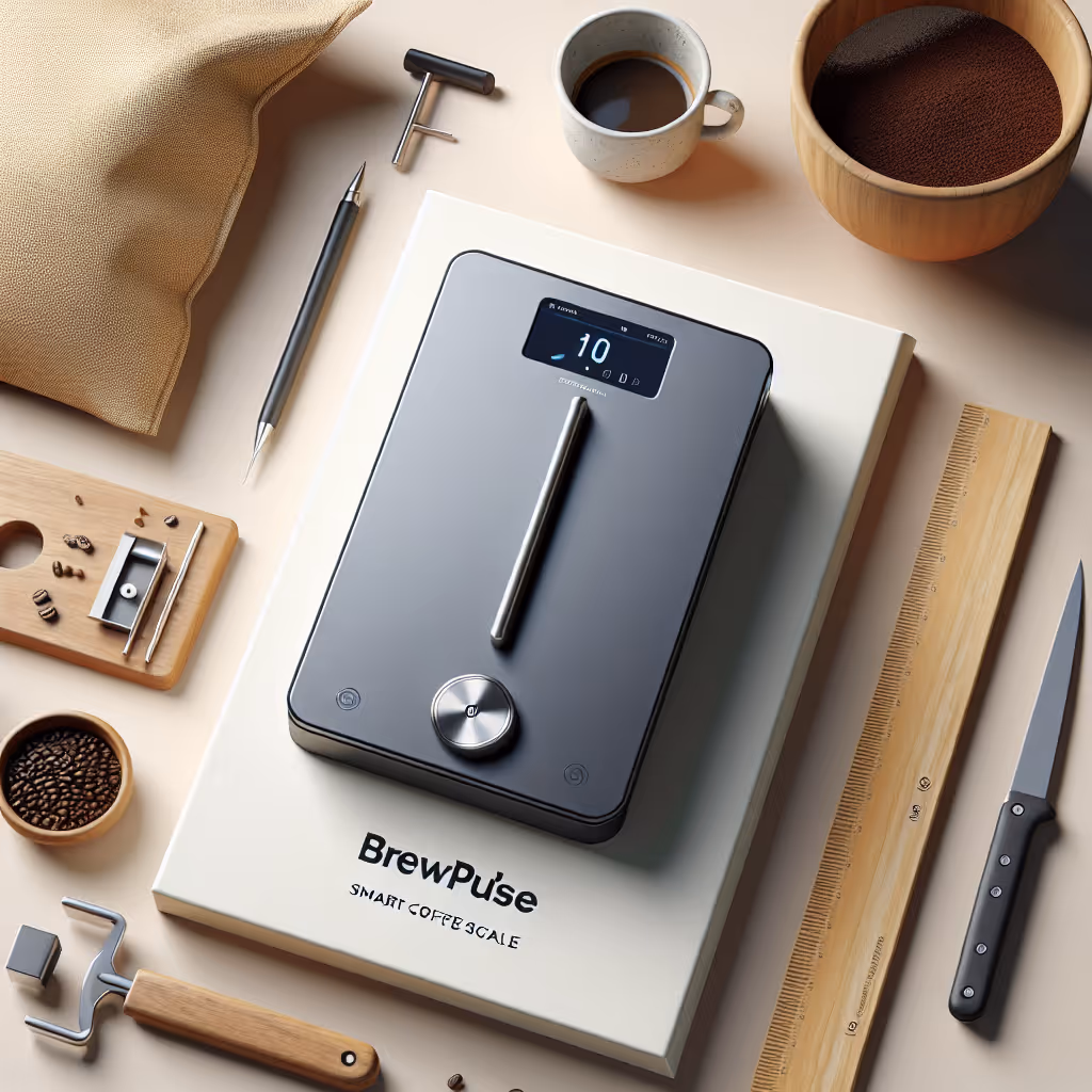 Elevate your coffee brewing with the BrewPulse Smart Coffee Scale, designed to help you master precision coffee-making effortlessly.