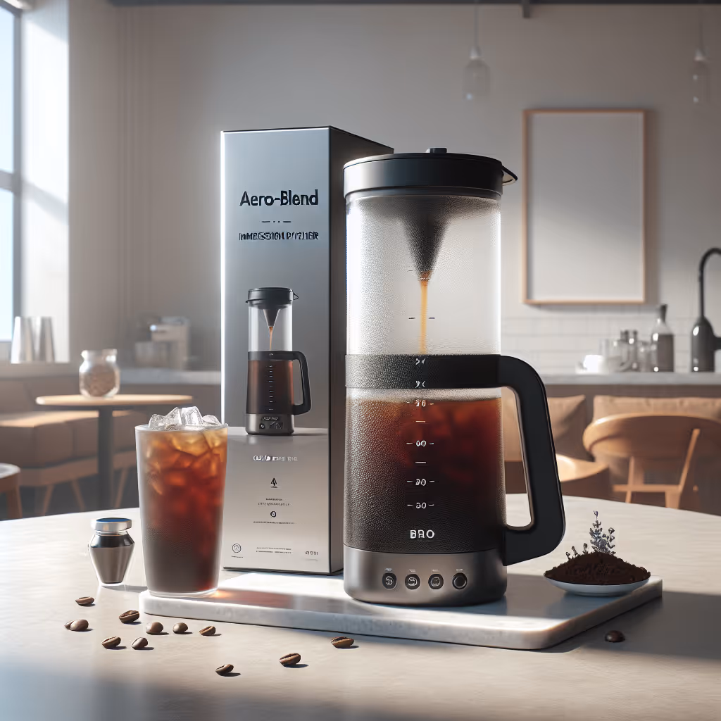 The AeroBlend Immersion Pitcher is a revolutionary cold brew coffee system that lets you create smooth, flavorful coffee with ease.