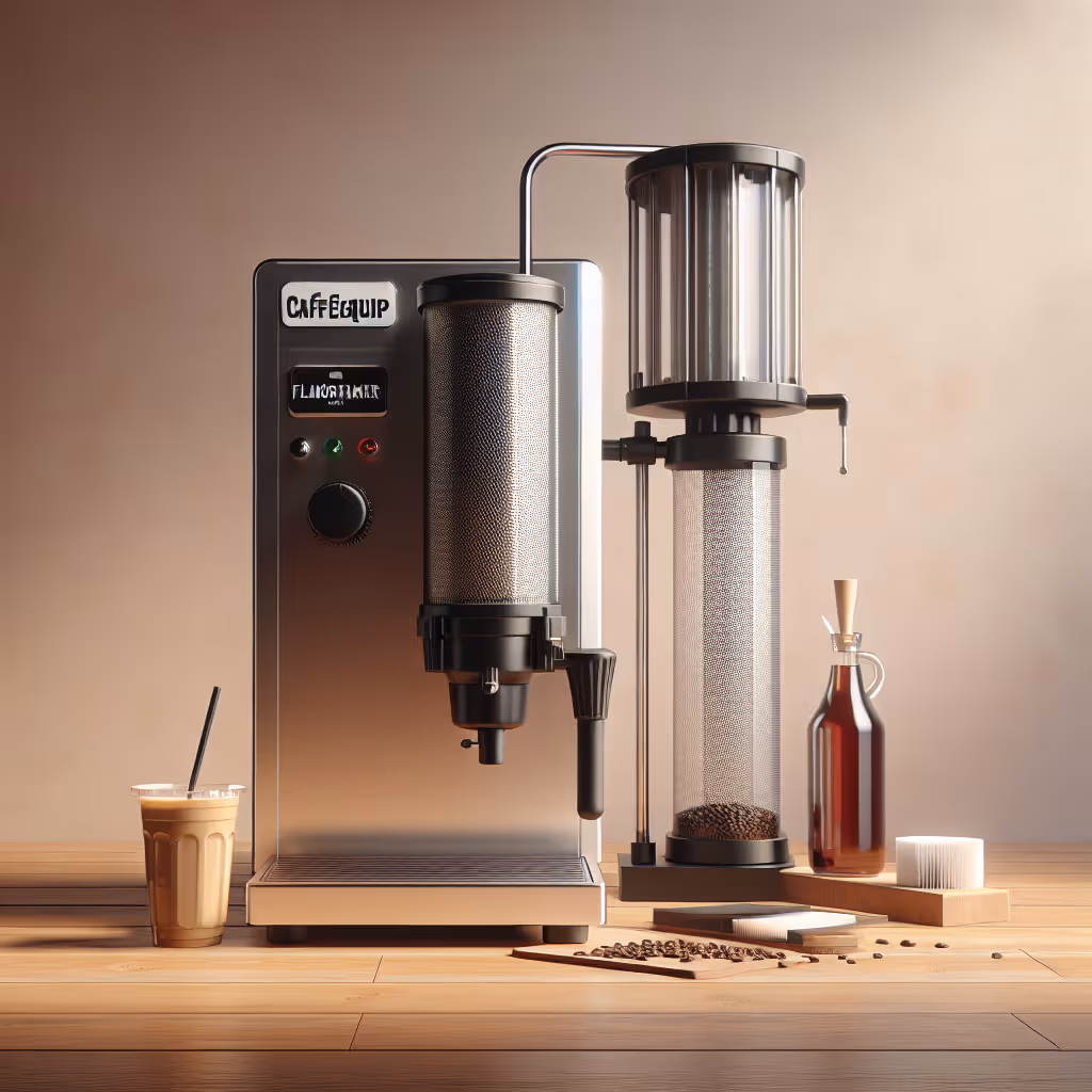 The CaféEquip FlavorTamer Syrup Filtration System refines your flavored syrups to craft smoother and richer coffee beverages with ease.