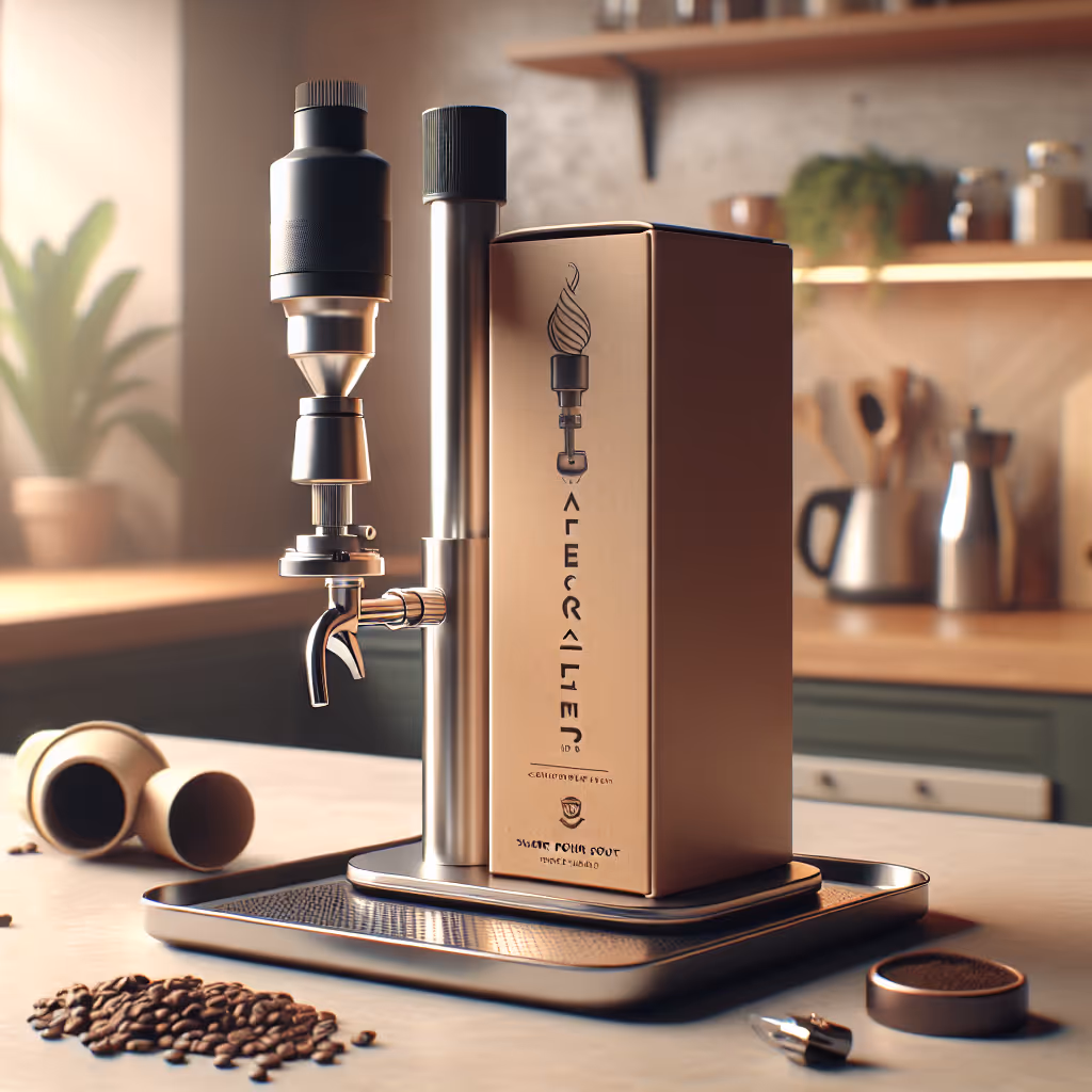The CaffeCrafter Smart Pour Spout revolutionizes the at-home coffee brewing experience by offering precision pouring for superior extraction and control.