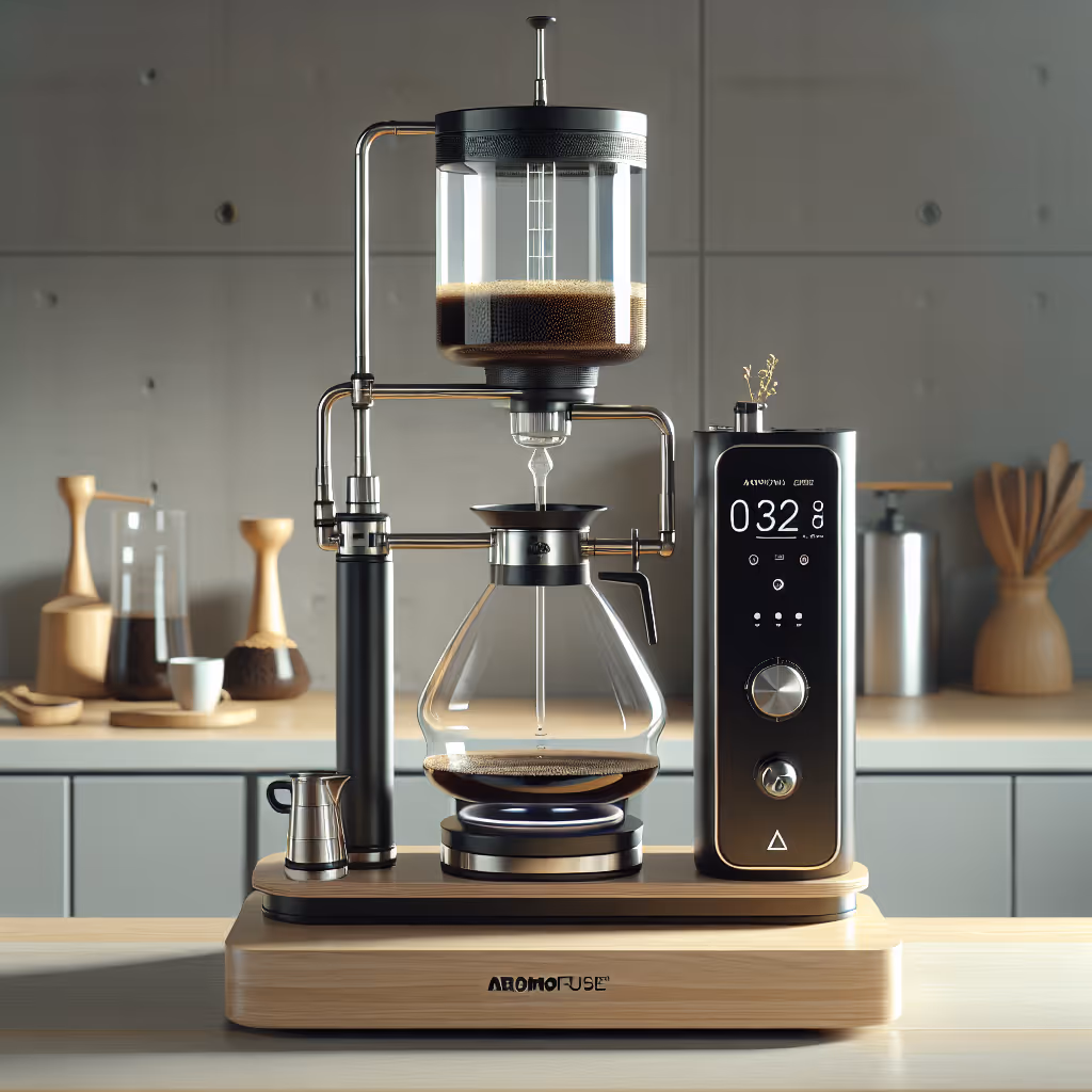 Experience the future of coffee with the AromaFuse Smart Siphon, a cutting-edge brewing system that offers barista-quality coffee at home.